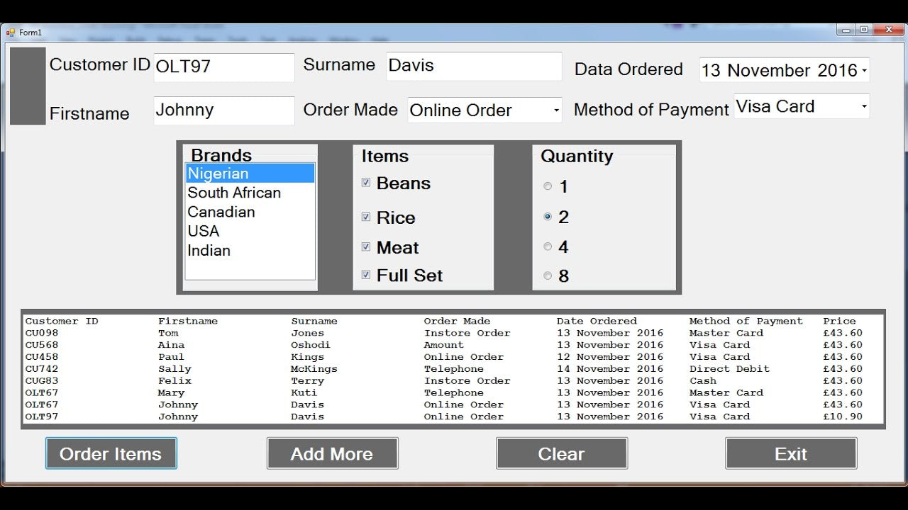 How To Make Inventory System Using Visual Basic