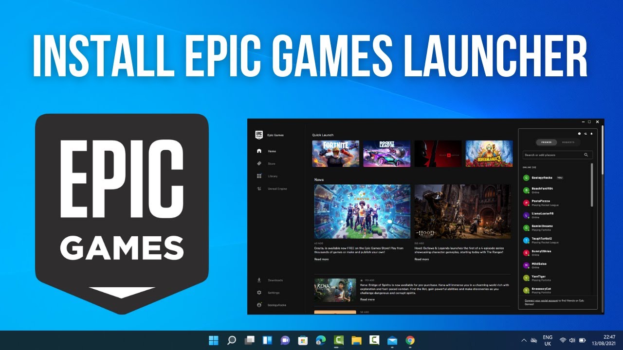 How To Download Epic Games On Windows 11