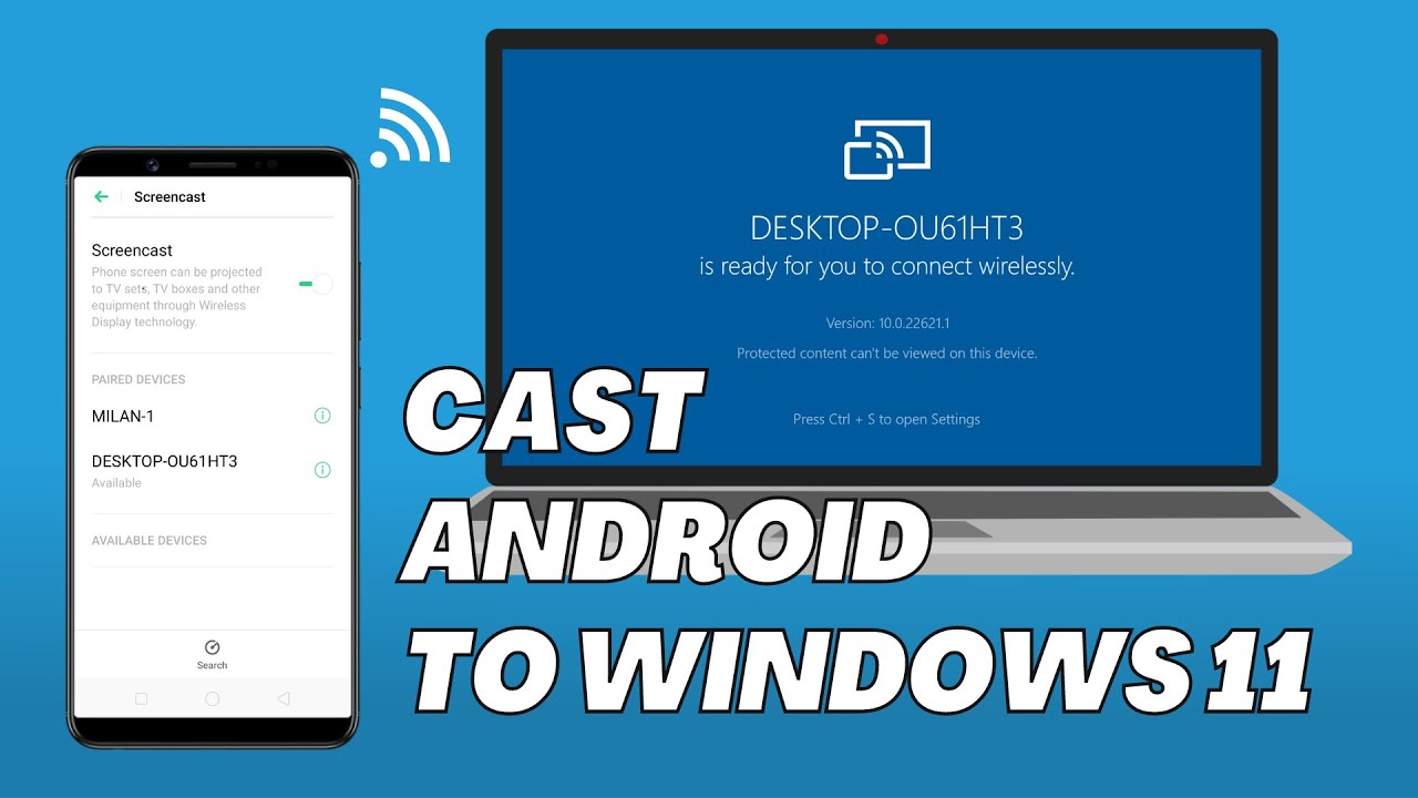 How To Cast Mobile To Laptop Windows 11