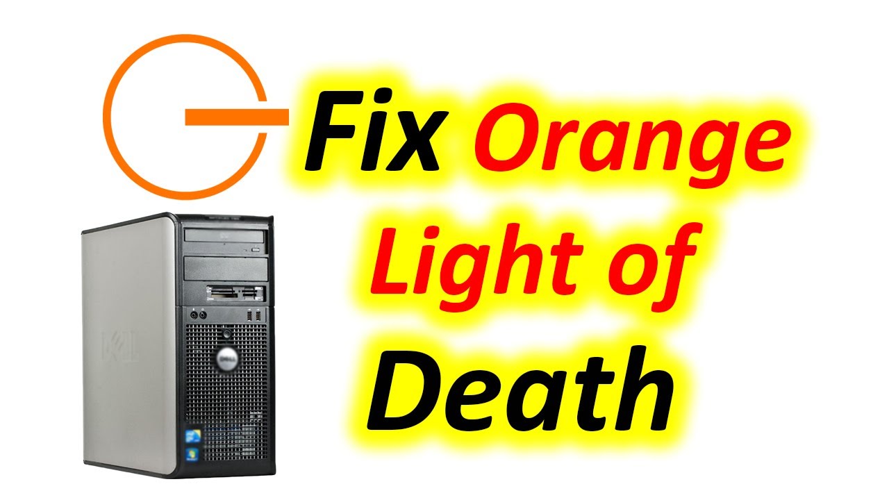 CPU Power Button Blinking Orange