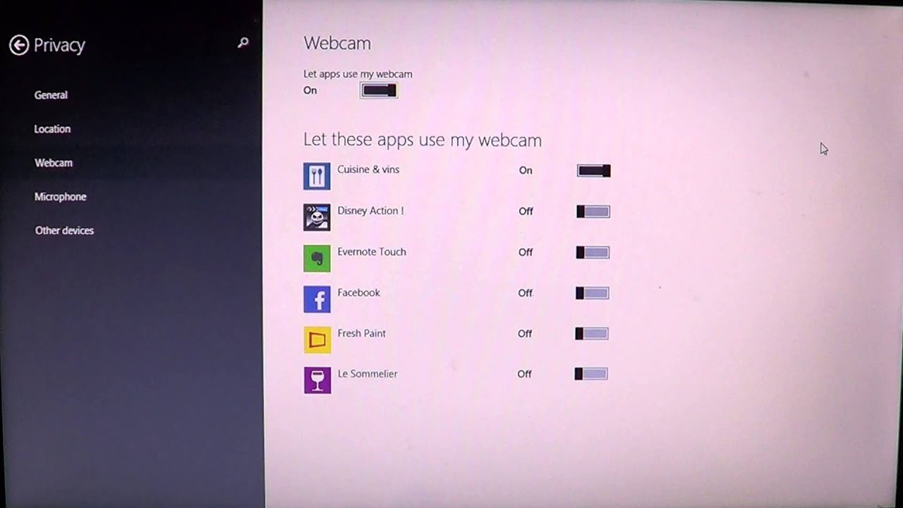 How To Use Webcam On Windows 8