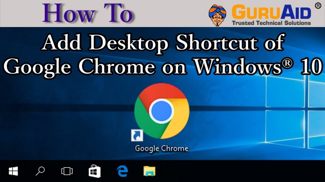 How To Add Chrome To Home Screen Windows 10