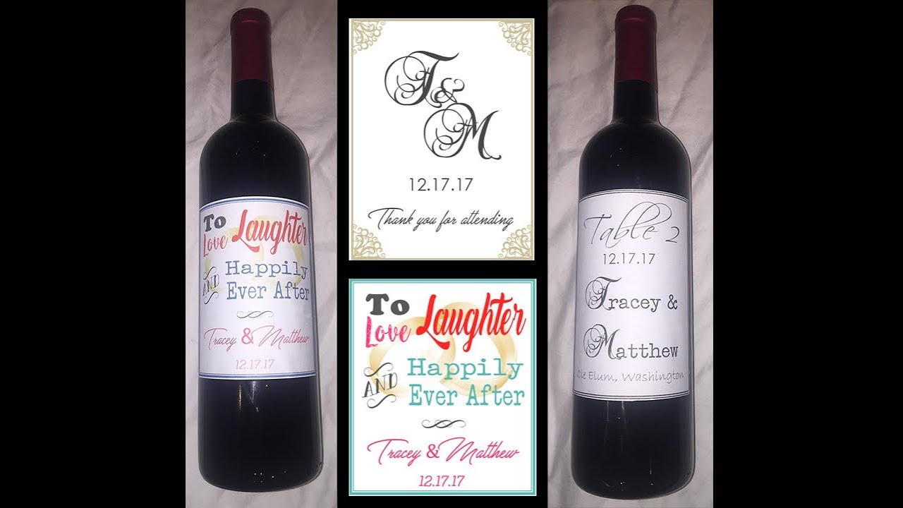 How To Make Wine Labels In Microsoft Word