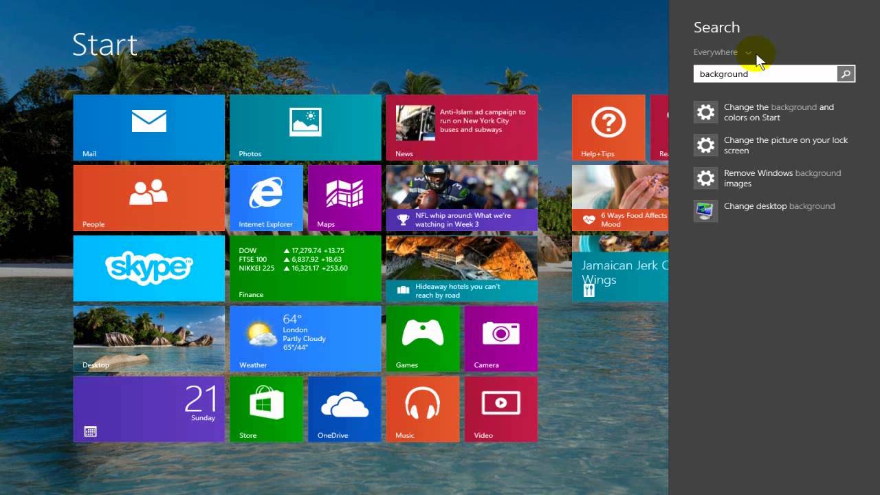 How To Change Windows 8 Start Screen