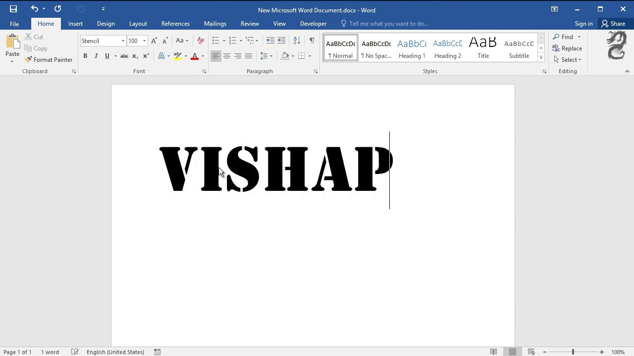 How To Make Letter Stencils In Microsoft Word