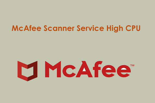 McAfee Adaptive Threat Protection Service High CPU