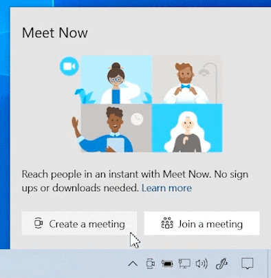 What Is Meet Now On Windows 10