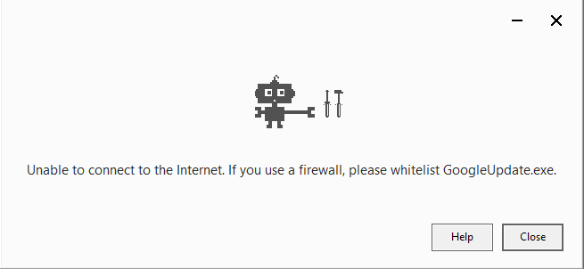 If You Use A Firewall Please Whitelist Googleupdate.exe