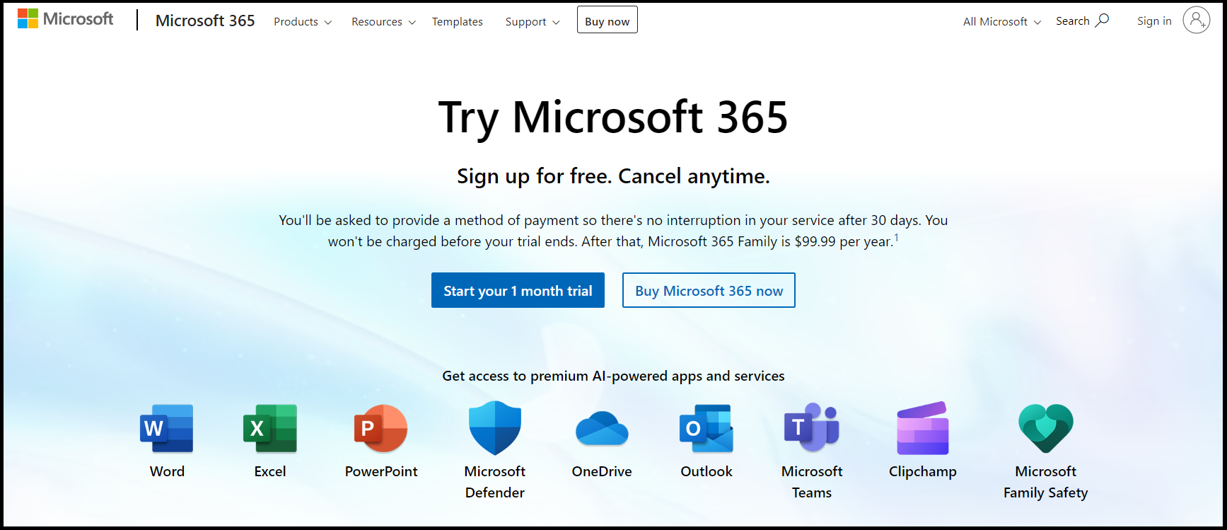 Microsoft Office Free Trial Canada