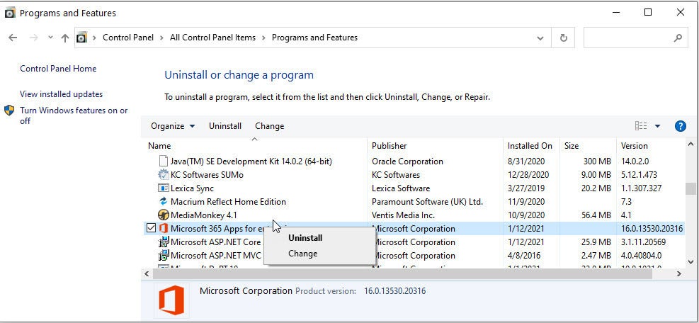 How To Repair Microsoft Office In Control Panel