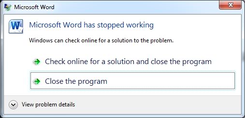 Why Is My Microsoft Office Word 2007 Not Working