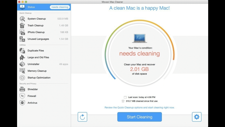 System Cleaner And Antivirus Movavi