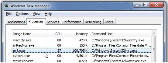 Malicious Software Removal Tool High CPU