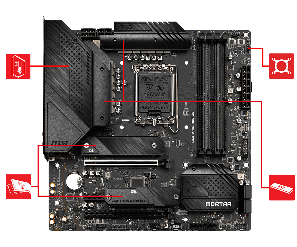 Msi Mag B660M Mortar CPU Compatibility