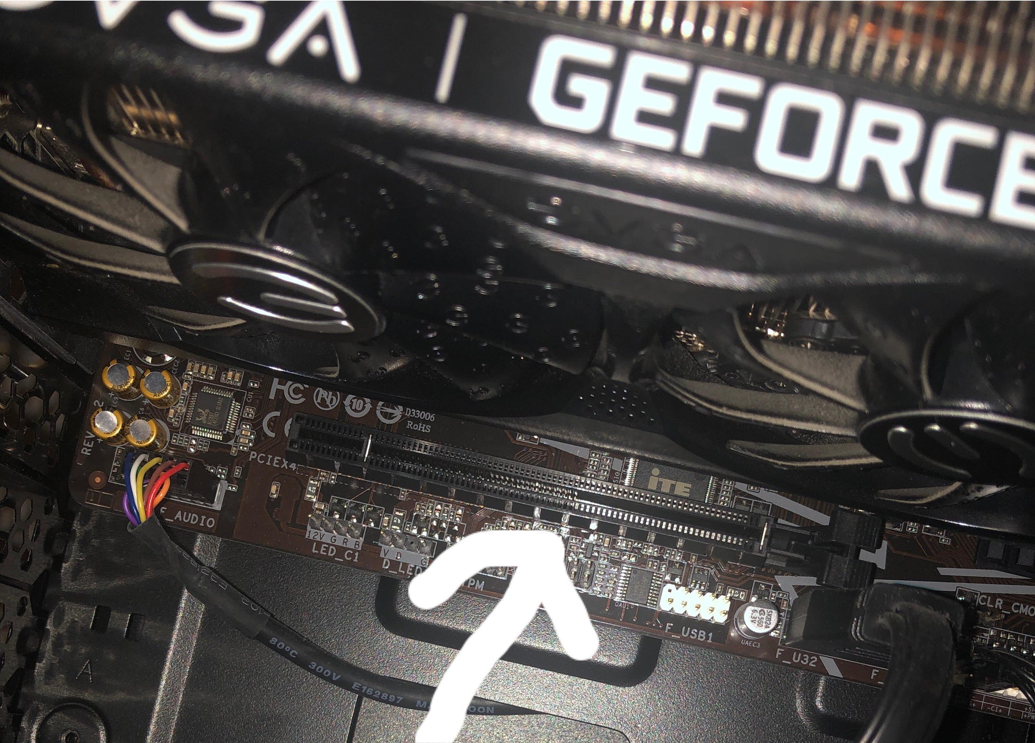 Graphics Card Blocks Pcie Slot