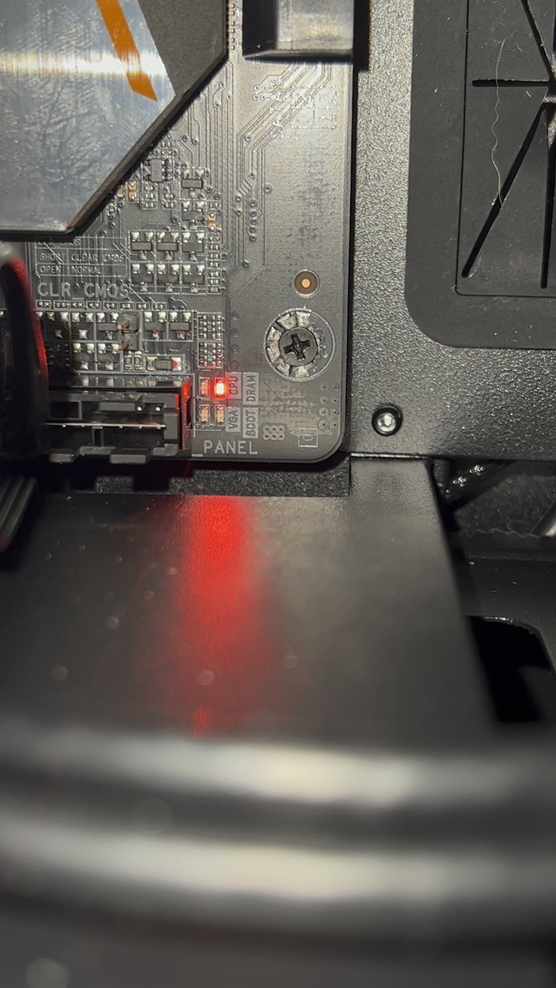 Aorus B450 Pro WiFi CPU Red Light