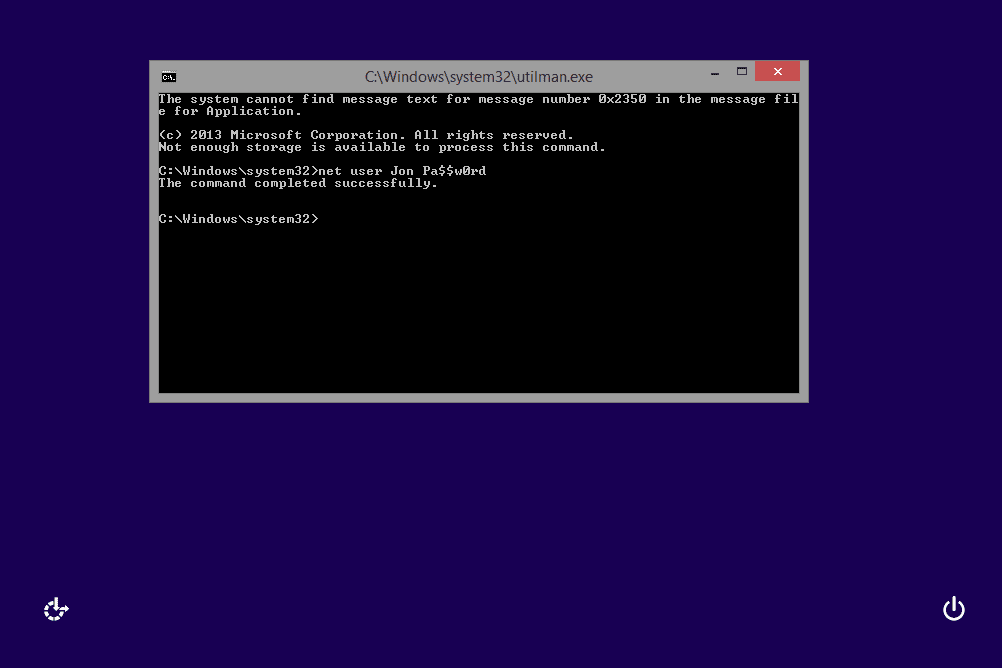 How To Reset Windows 8 Password Using Command Prompt