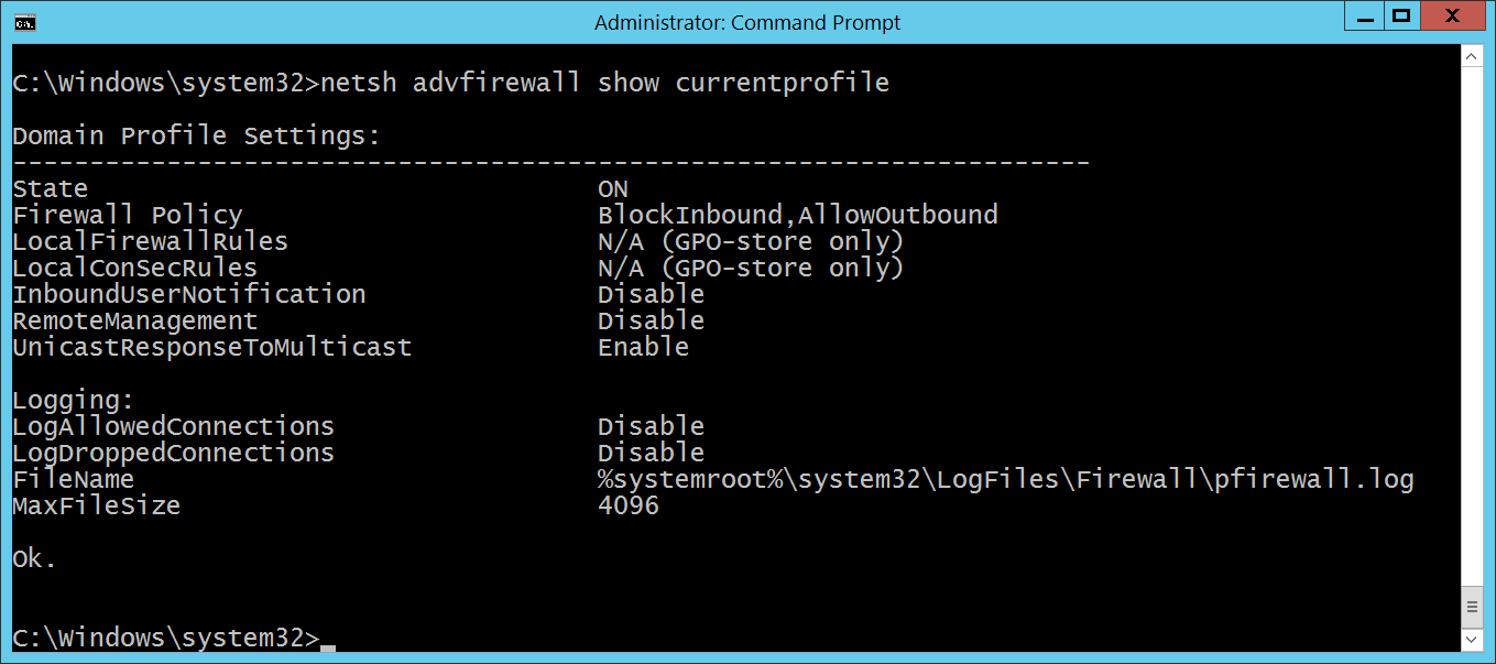 Netsh Firewall Is Deprecated