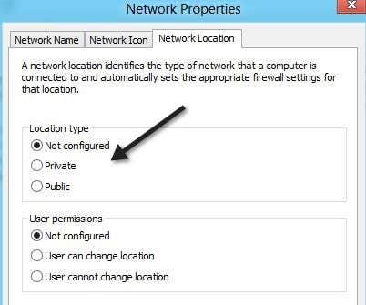 How To Change Network From Public To Private Windows 8