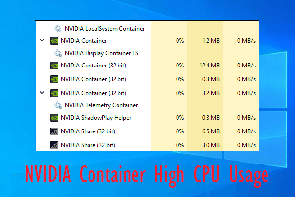 Why Is Nvidia Container Using So Much CPU