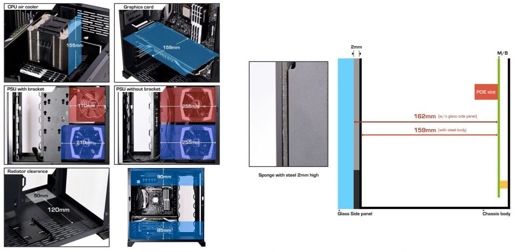 Lian LI O11 Dynamic CPU Cooler Height