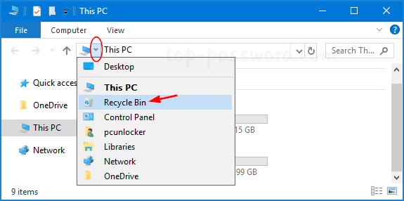 How To Access Recycle Bin Windows 10