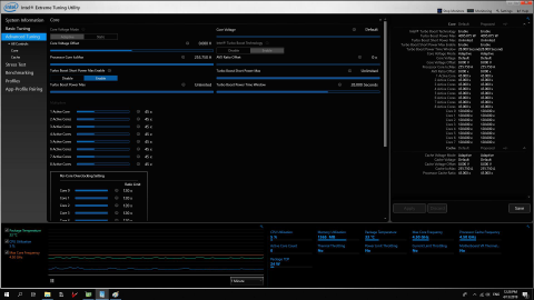 Intel CPU Extreme Tuning Utility