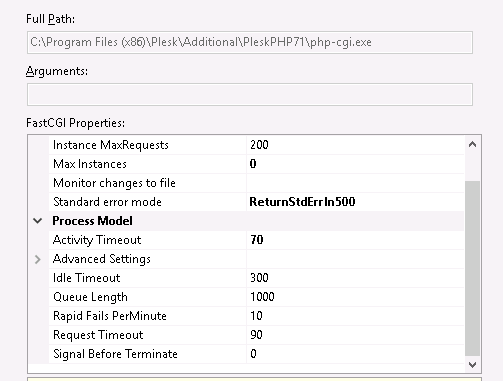 PHP CGI Exe High CPU