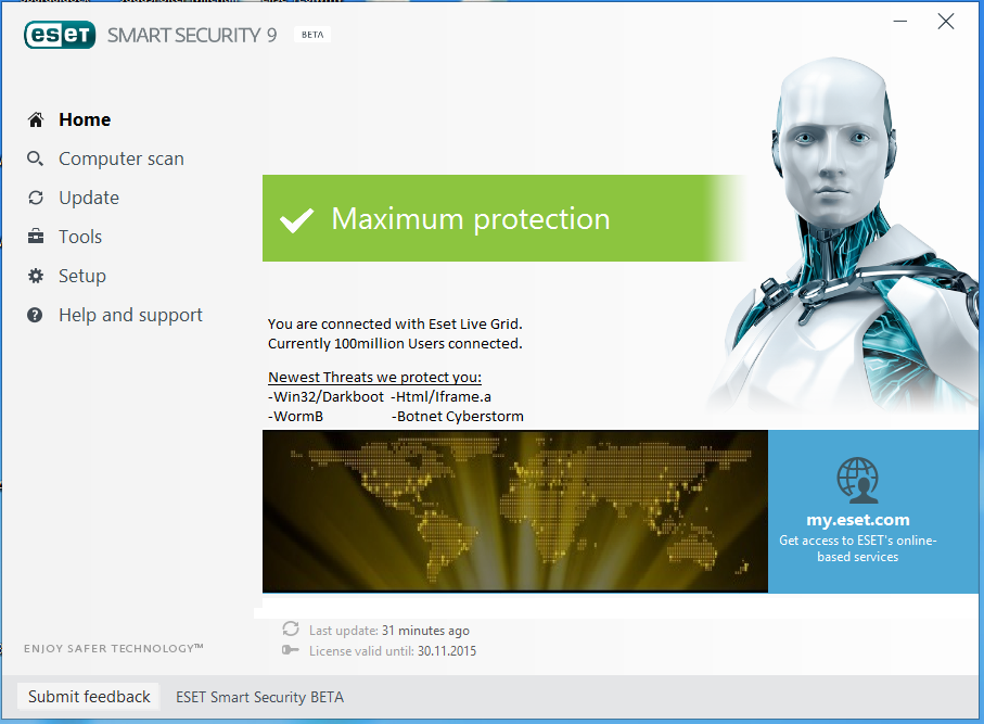 Telecharger Eset NOD32 Antivirus 9