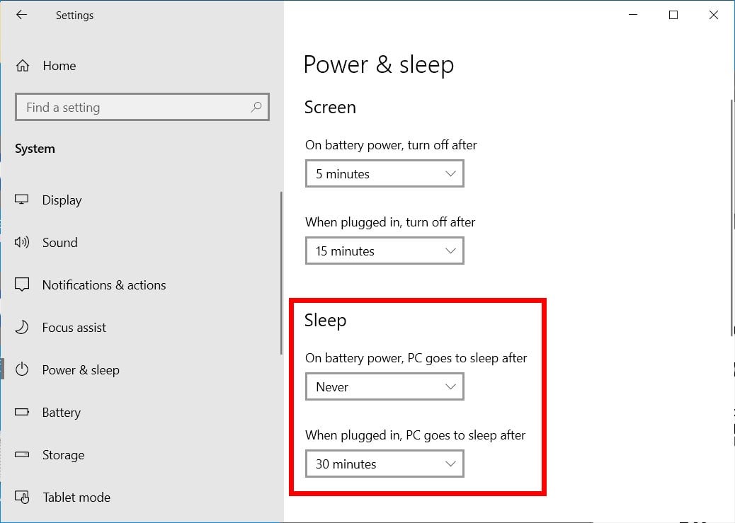 How To Get Computer Out Of Sleep Mode Windows 10