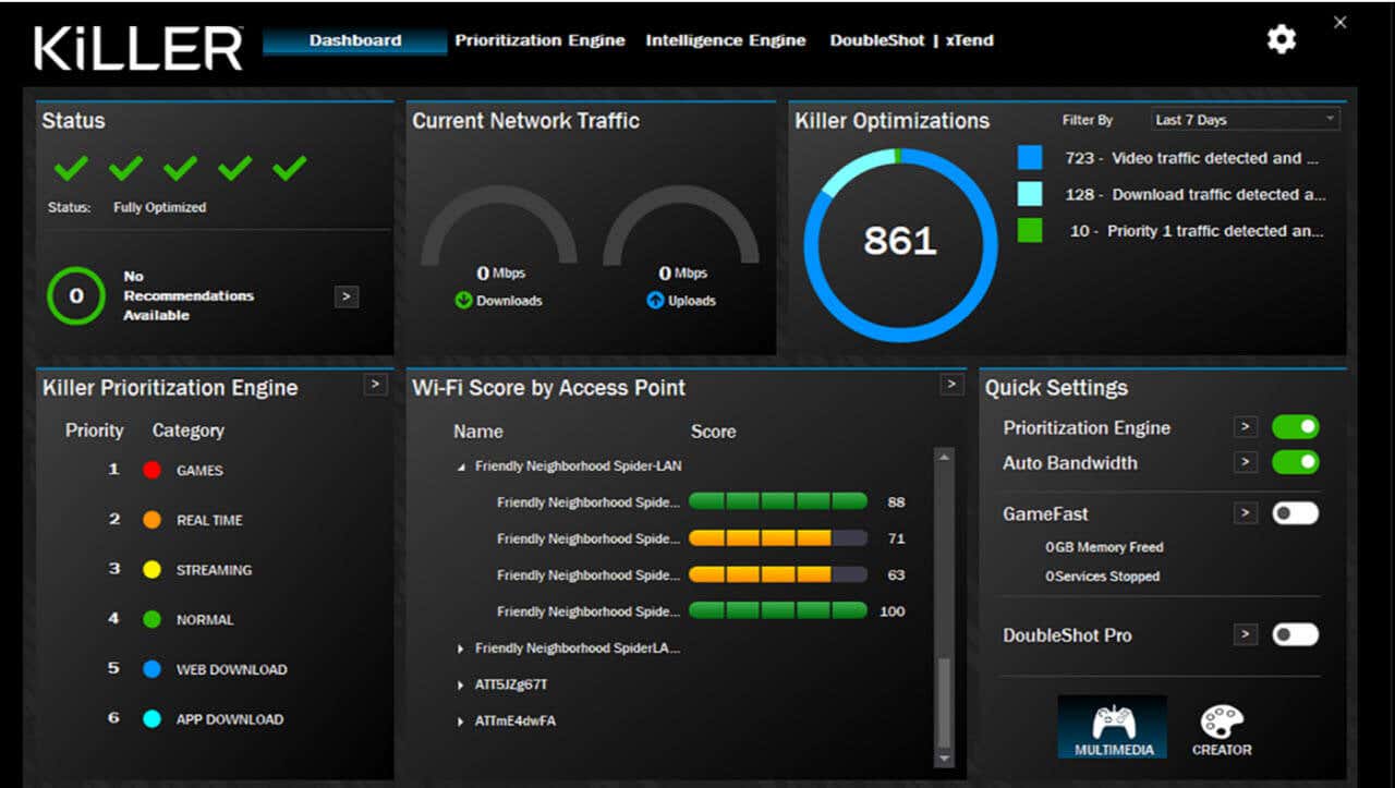 Killer Network Service Windows 11