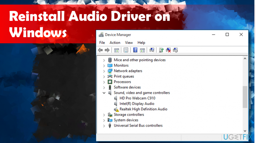 How To Reinstall Audio Drivers Windows 10