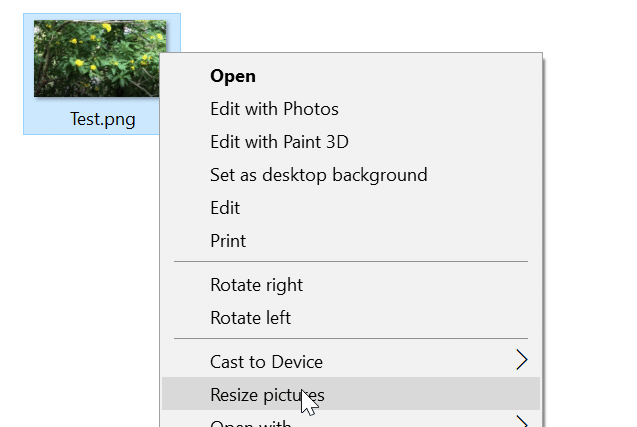 How To Resize A Photo In Windows 10
