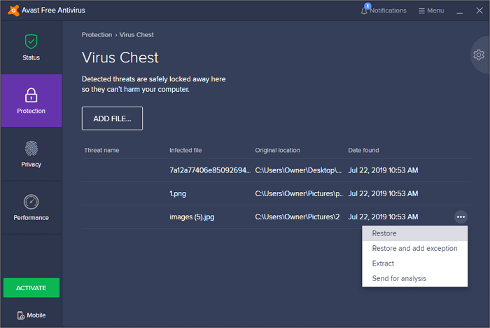 Antivirus Deleted My Files How To Recover