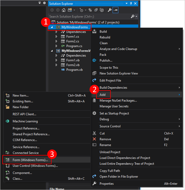 How To Open A New Form In Visual Basic