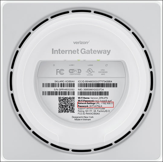 Network Security Key On Fios Router