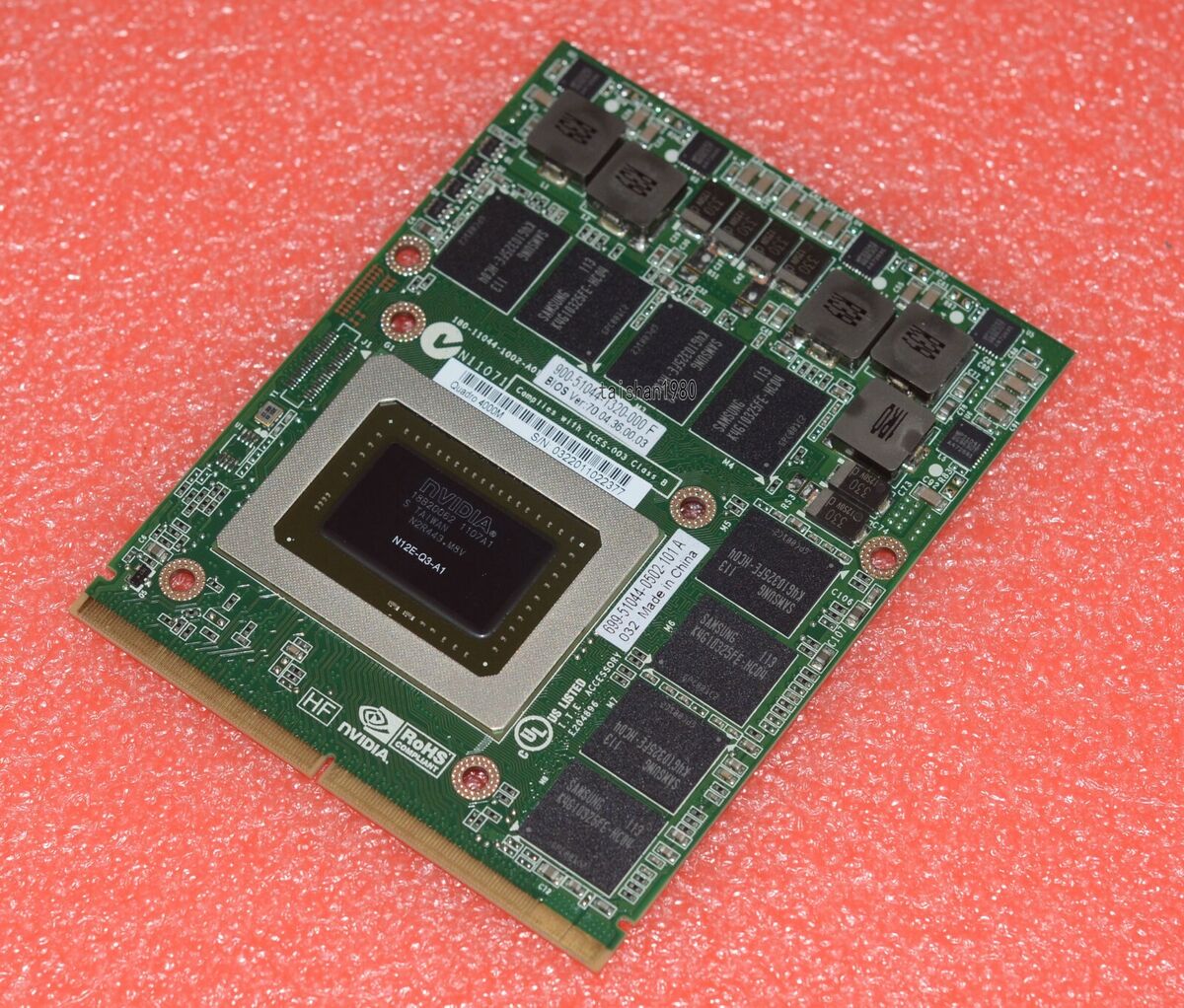 Nvidia Quadro Laptop Graphics Card