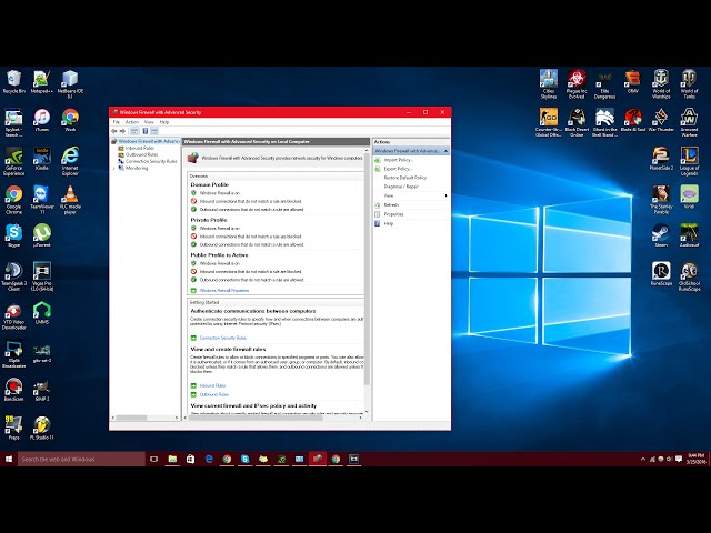 How To Block A Game In Firewall Windows 10