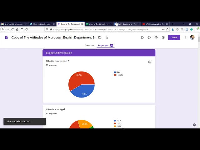 How To Copy Charts From Google Forms To Microsoft Word