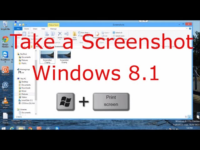 How To Find Screenshot Pictures On PC Window 8.1