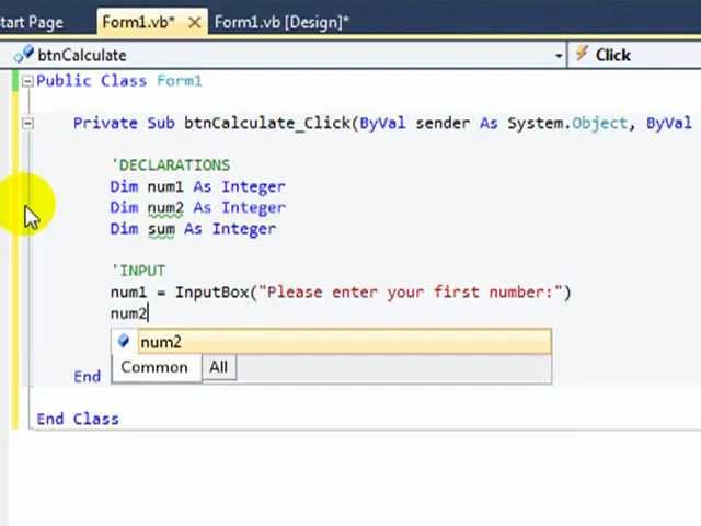 How To Use Input Box In Visual Basic