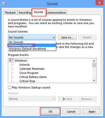 How To Enable Sound On Windows 8