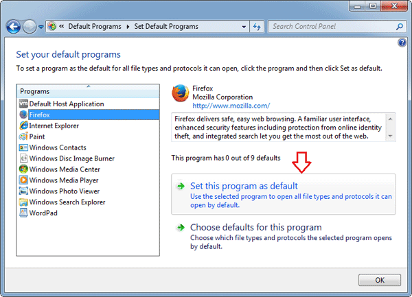 How To Change Default Browser On Windows 8