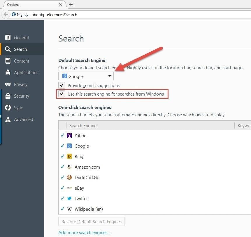 How To Change Default Search Engine In Windows 10