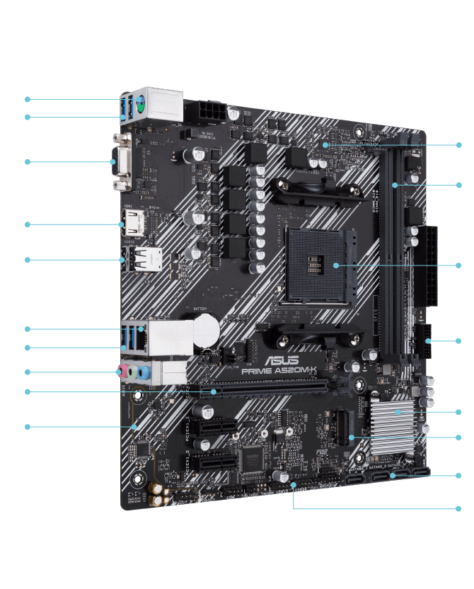 Prime A520M-K CPU Support