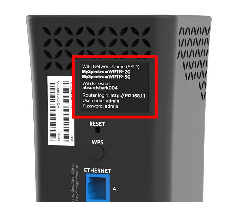 Network Security Key For Spectrum