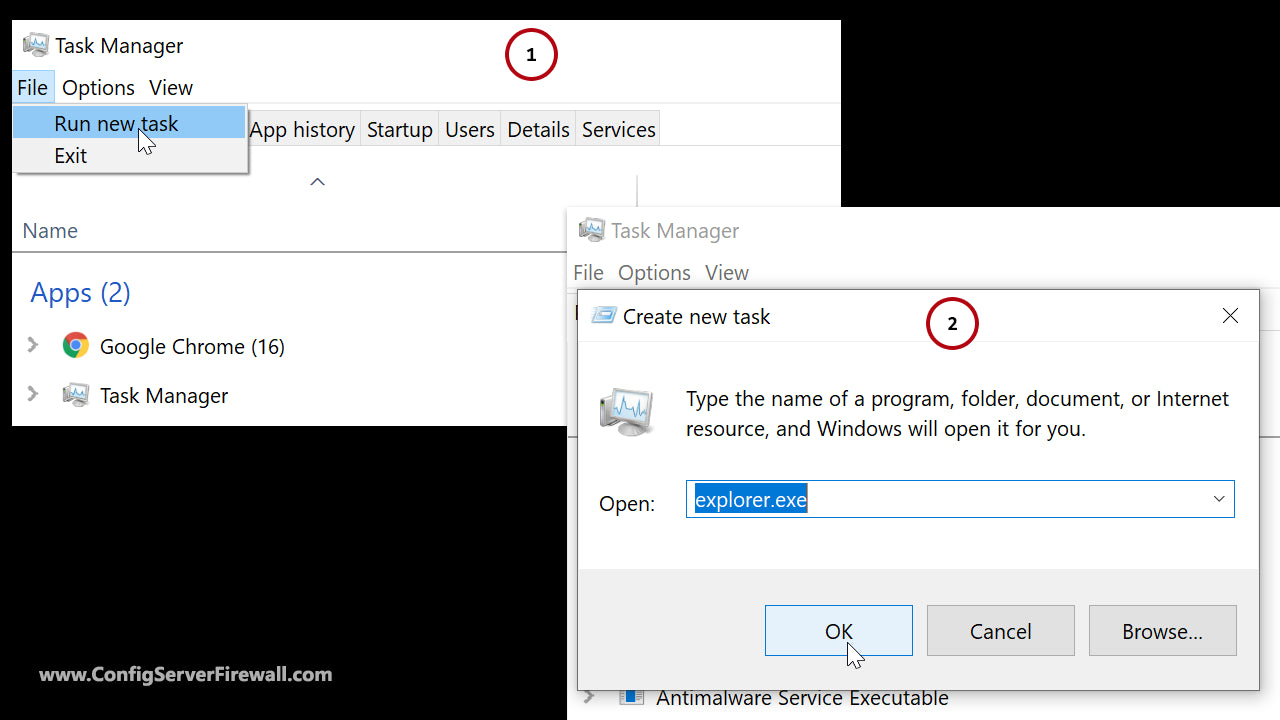 Explorer.exe Workaround To Fix