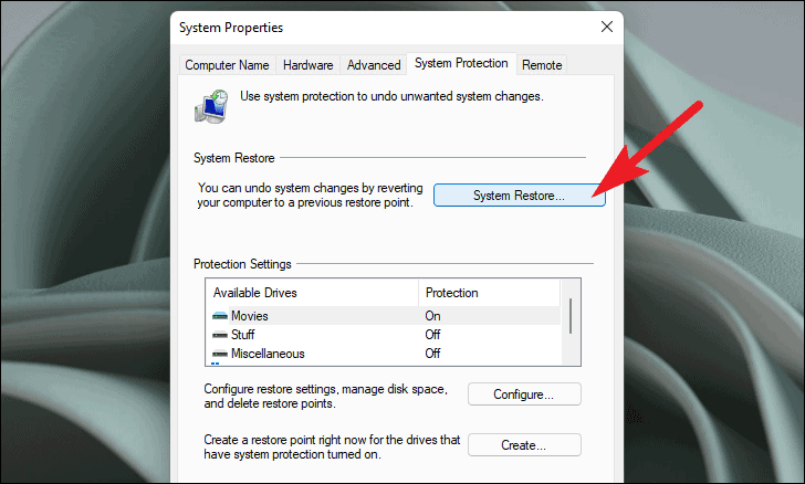 Restore Windows 11 To Previous Date