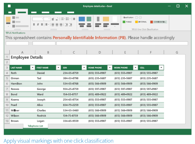 What Is Titus Classification For Microsoft Office