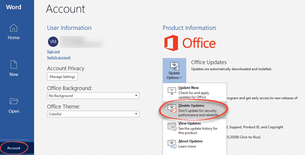 How To Cancel Microsoft Office Update